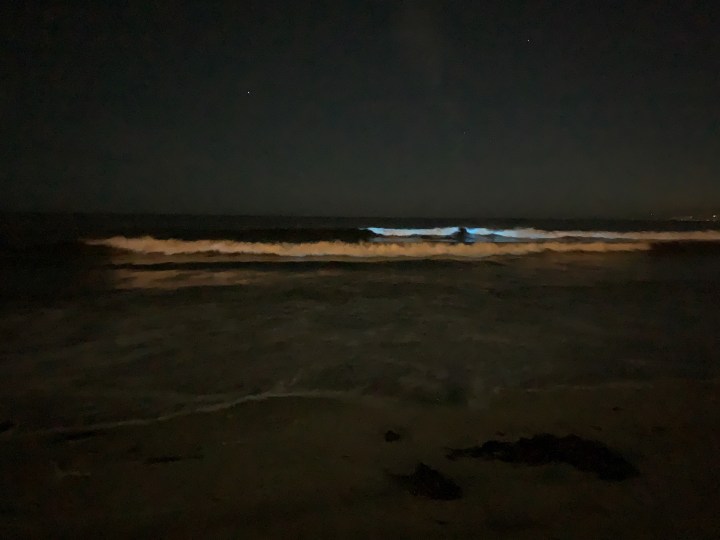 crashing in the dark